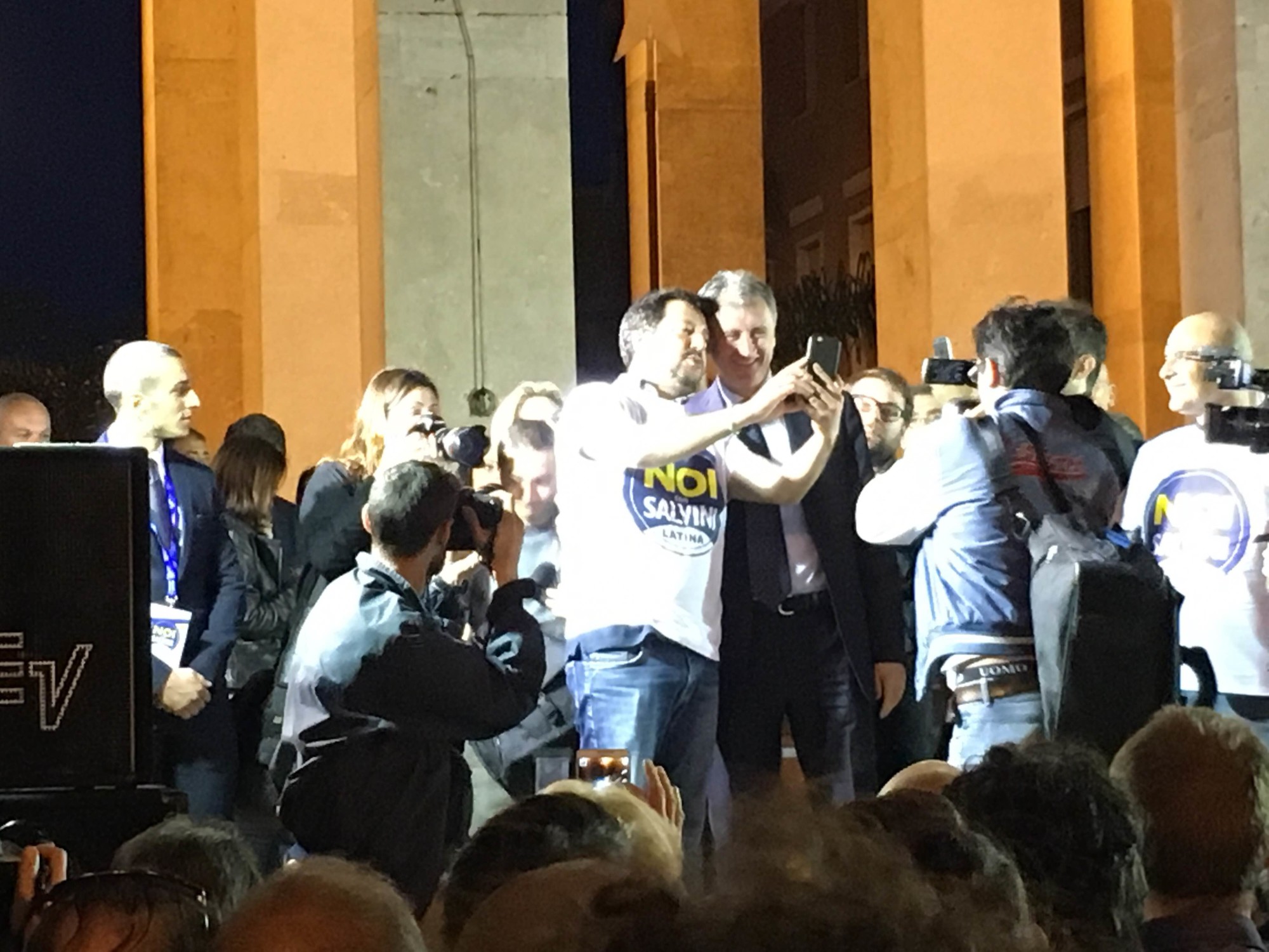 Matteo Salvini e Nicola Calandrini