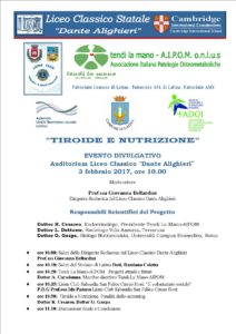 Locandina Tiroide 2017