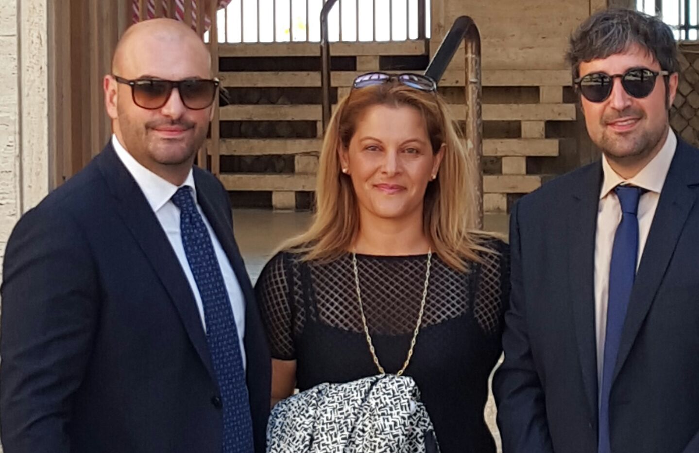 I consiglieri del gruppo Pd di Terracina: da sinistra Alessandro Di Tommaso, Valentina Berti e Giuseppe D'Andrea