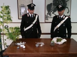 La droga sequestrata dai carabinieri di Terracina e Fondi il 26 ottobre 2015