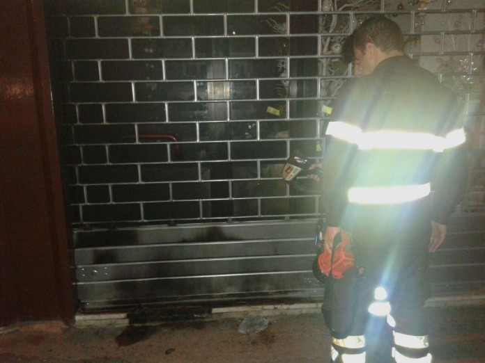 Serranda del negozio Babilonia di Latina