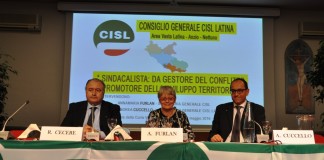 Latina, Roberto Cecere nuovo segretario generale della Cisl