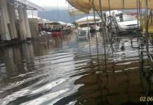 Terracina, mercato sott’acqua. Tutti in fuga dal “Giovedì”