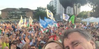 Calandrini e Meloni, un bagno di folla in Q4: Latina libera dai partiti ingombranti