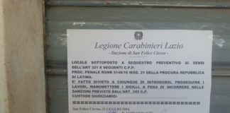 Circeo, sequestrata agenzia di scommesse non autorizzata. Blitz dei carabinieri a Montenero