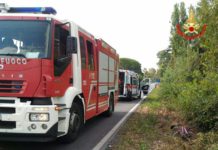 Cisterna, misterioso incidente in via Ninfina: investito un ciclista