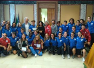 Latina, premiate in Comune le eccellenze femminili del Latina Calcio