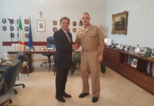 Latina, il prefetto Faloni incontra l’ammiraglio Usa Williamson: approfondito il tema della Base di Gaeta