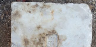 San Felice Circeo, ritrovata una lastra templare durante gli scavi in piazza Dante