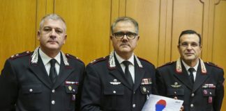 Latina, presentato il calendario 2017 dell’Arma dei Carabinieri