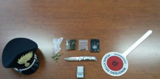 Aprilia, 19enne e 18enne arrestati per spaccio: sequestrati 62 grammi di droga