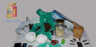 Spaccio tra Sabaudia e Fondi, arrestato “Ziano”: cocaina e hashish nella sala di registrazione video