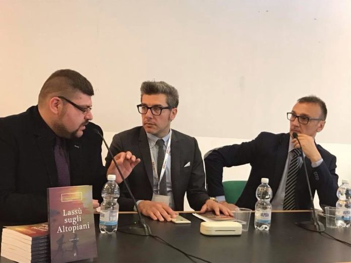 Durante presentazione a Torino (da sx Arduini, Di Trento, Scarpino