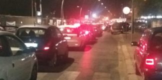 Latina Lido, “Notte di fuoco” anche nel traffico