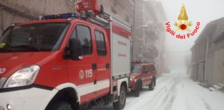Abbondante nevicata sui Lepini, a Rocca Massima soccorso difficile per un’anziana