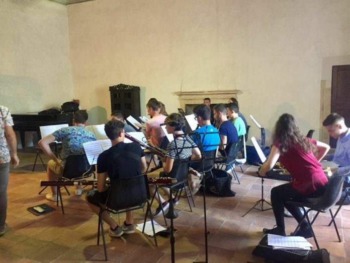 Orchestra Nazionale dei Licei Musicali_prove a Sermoneta_1