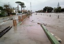 Terracina, canali esondati. Disposta la chiusura delle scuole, le dichiarazioni del sindaco