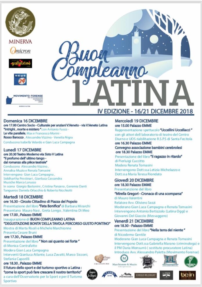 locandina buon compleanno latina