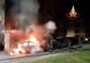 Fondi, rogo d’auto in via Bulgaria