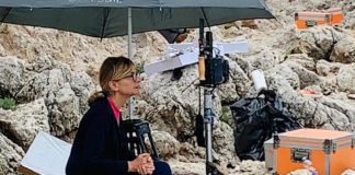 Al Circeo “In buona compagnia” con Cristina Comencini. Il set