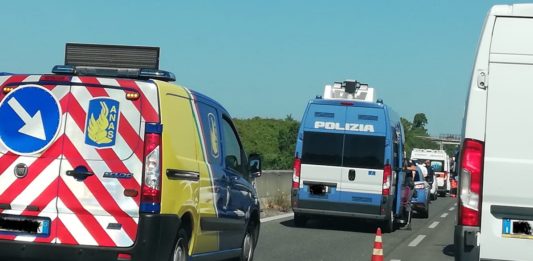 tamponamento sulla Pontina