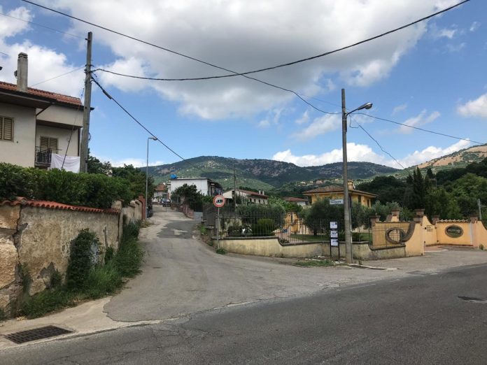 Imbocco-Contrada-Macchiarella-Giulianello contrada Macchiarella