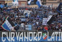 Tenta di scavalcare la recinzione, DASPO per un ultras del Latina Christian Grimaldi