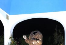 decapitata la statua di Padre Pio
