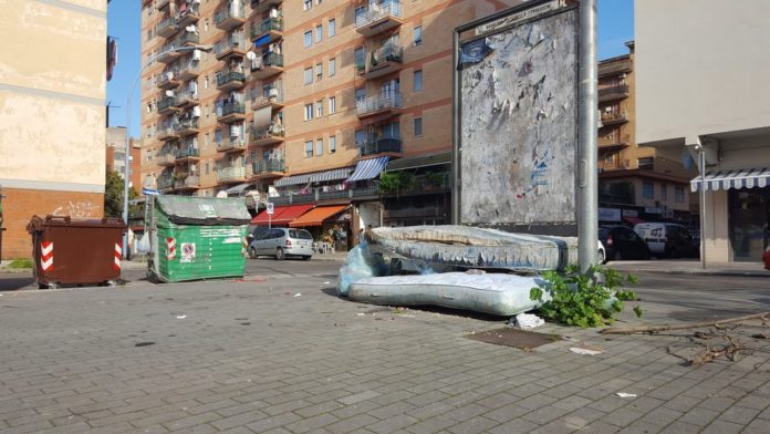 rifiuti-via-Cicerone via Cicerone