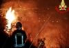 Norma, vasto incendio sulla strada per Cori: vigili del fuoco al lavoro