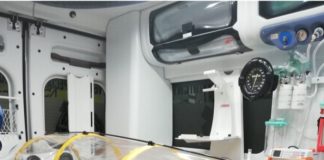 Covid, a Latina la prima ambulanza ad alto bio contenimento autodisinfettante ambulanza ad alto bio contenimento