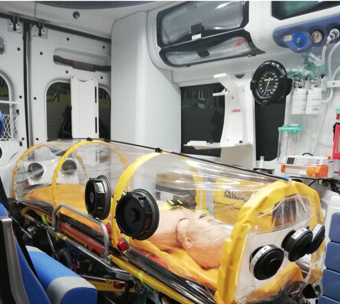 ambulanza ad alto bio contenimento