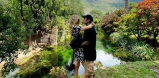 Fedez e Chiara Ferragni stregati dai giardini di Ninfa Fedez