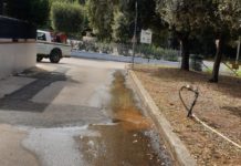 Sabaudia, perdita d’acqua in strada: l’intervento dell’Anc