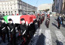 Carabiniere ucciso in Congo, oggi esequie all’abbazia di Fossanova