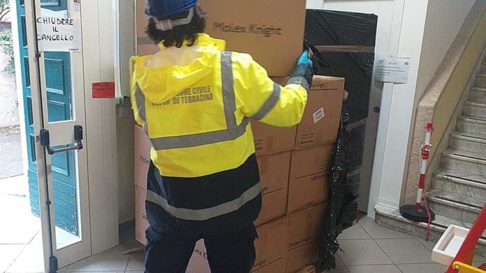 Consegna mascherine 30 marzo 2021