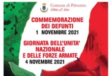 Priverno, le iniziative per la commemorazione defunti e unità nazionale e delle forze armate