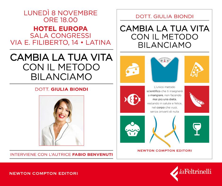Metodo Bilanciamo, Giulia Biondi presenta il manuale bestseller