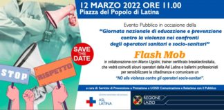 Agressioni negli ospedali, la ASL organizza un flash mob a Latina