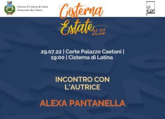 Lab DFG, Cisterna Estate: domani al Palazzo Caetani Alexa Pantanella ed il suo libro