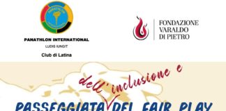 Latina, al via domani ‘La passeggiata del Fair Play e dell’inclusione’