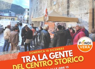 Fondi, domani la campagna “Tra la gente. Come sempre”