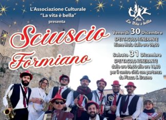 Formia, Sciuscio Formiano: torna la serenata di fine anno