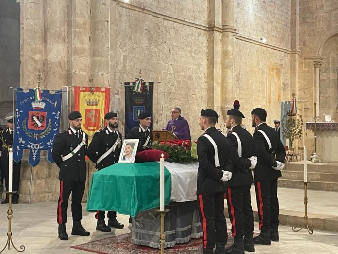 La cerimonia in memoria del Carabiniere Scelto, Vittorio Iacovacci