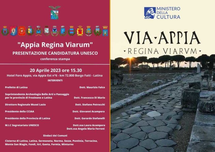 Invito conferenza stampa 'Appia Regina Viarum'