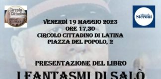 Latina, “I fantasmi di Salò”: il nuovo libro di Salvatore D’Incertopadre