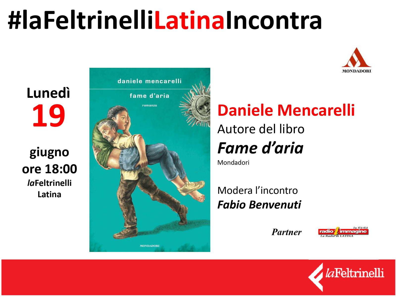 Latina, Feltrinelli: presentazione del romanzo Fame d'aria