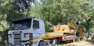 Sabaudia, trovato escavatore rubato