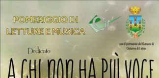 Lotta alla violenza sulle donne, domani a Cisterna l’evento tra musica e letture