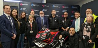 MotoGp, al città di Aprilia esposta la nuova moto dell’Aprilia Racing